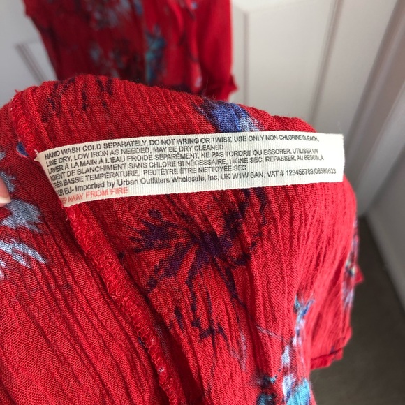 Free People Intimately Garden Party Red Maxi Dress - Picture 12 of 15